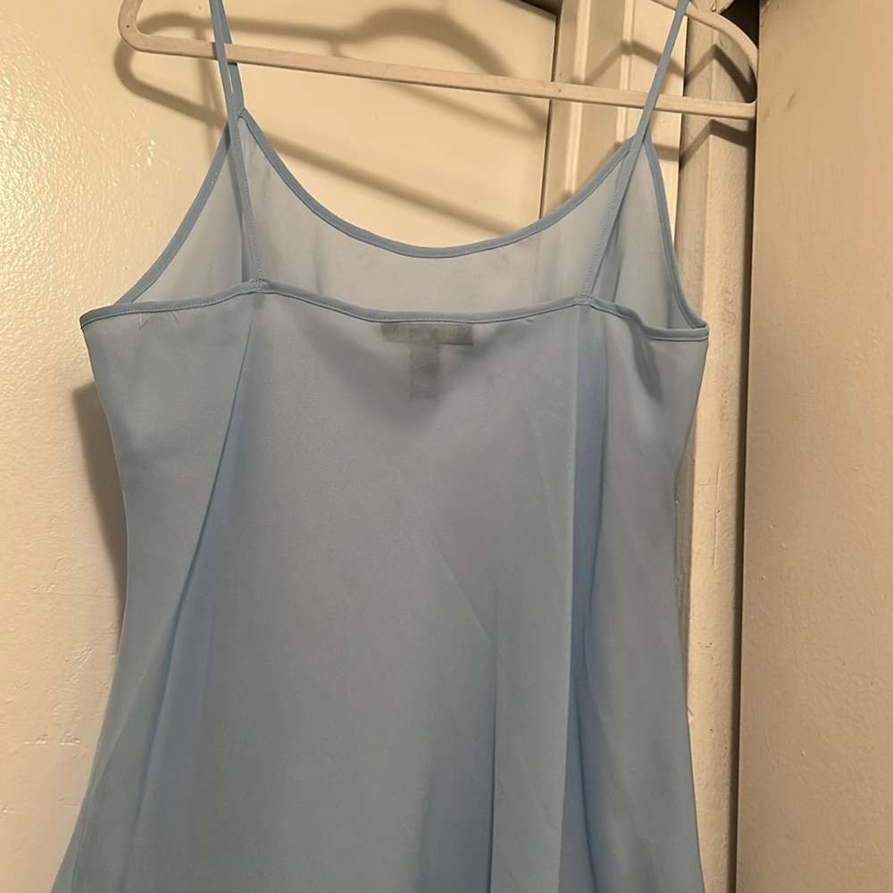 Lauren Ralph Lauren Light Blue Silk Camisole - Picture 8 of 8